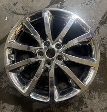 #74752A 16-18 KIA SORENTO OE USED PVD CHROME WHEEL 19" 52910C5350 W/TPMS KNOTCH