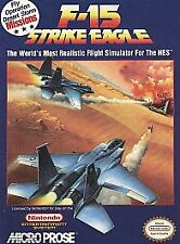 F-15 Strike Eagle Nintendo Entertainment System 1992 NES GAME + MANUAL + SLEEVE