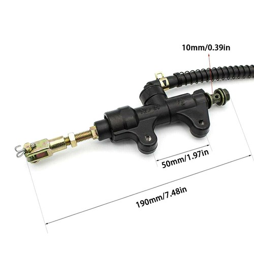 Universal Motorcycle ATV Rear Foot Hydraulic Clutch Master Cylinder Brake Pump - Picture 2 of 8