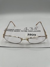 Tres Jolie By Marchon 135 Toffe Womens Rectangle Eyeglasses Frame 53-17-135