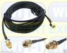 RP-SMA Male to RP-SMA Female Extension RG174 High Quality Low Loss Coaxial Cable