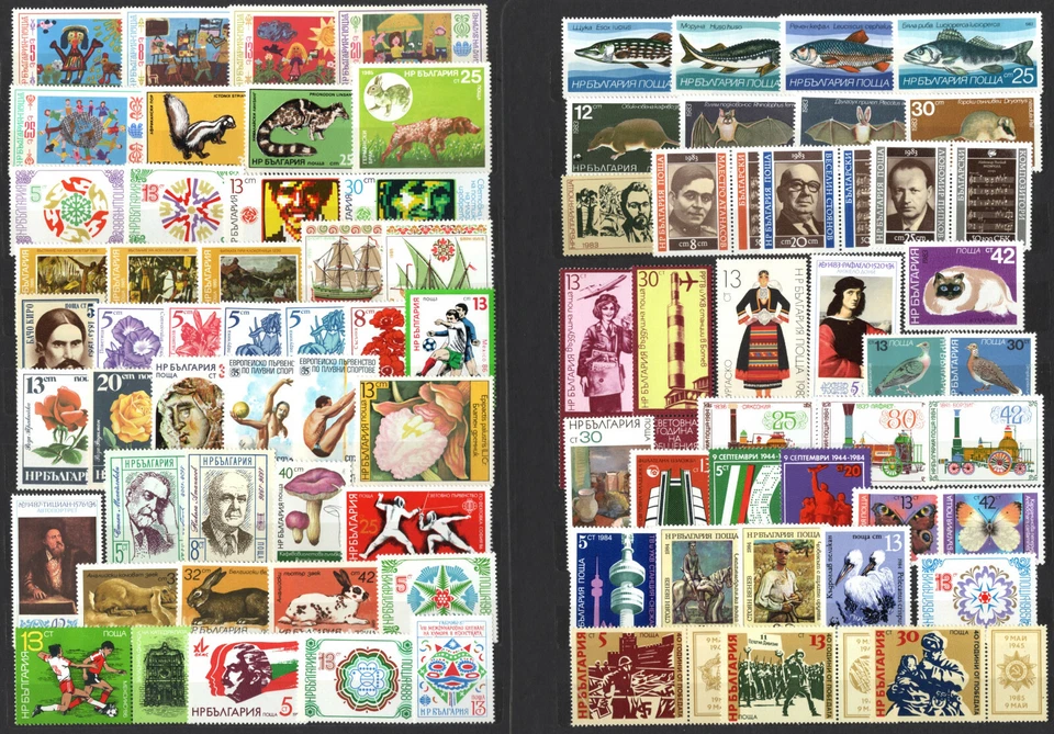 БОЛГАРСКАЯ КОЛЛЕКЦИЯ ИЗ 500 РАЗЛИЧНЫХ МАРОК СПОРТИВНЫЕ ПТИЦЫ ЖИВОТНЫЕ ИСКУССТВО КАК НОВЫЕ БЕЗ НАКЛЕЕК И СЛЕДОВ 300 ЕВРО - Изображение 4 из 4