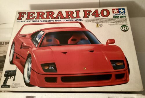 Coche de radiocontrol Tamiya 1/12 Quick Drive Ferrari F40 #46015 nuevo en caja abierta - Imagen 3 de 9