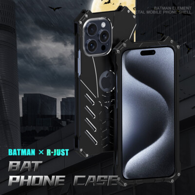 CNC Armor Aluminum Metal Bumper Shockproof Case Cover For iPhone 13 14 15 16 Max