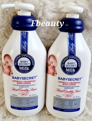 BABY SECRET LOTION OATMILK & CALENDULA EMULSION 400ML - BEST QUALITY SINCE 1970