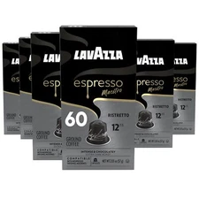 Lavazza Ristretto Espresso Capsules 60 Count Compatible with Nespresso