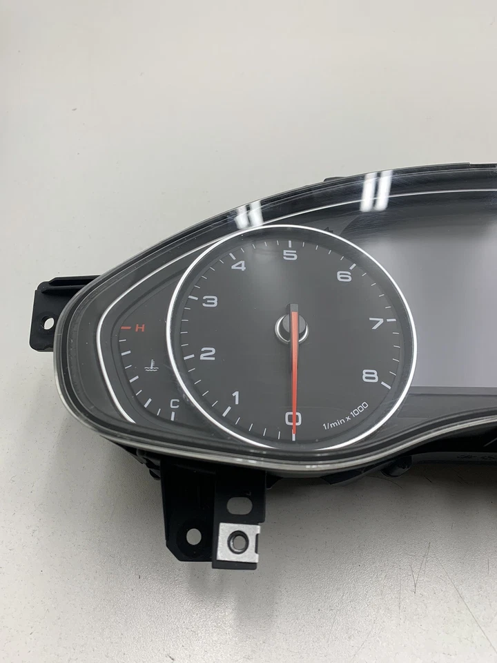 AUDI A6 C7 2011 TABLERO PANEL DE INSTRUMENTOS VELOCÍMETRO MEDIDOR FABRICANTE DE EQUIPOS ORIGINALES 100 k millas Foto 2 de 4