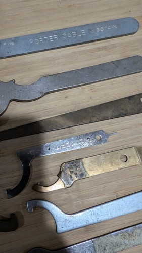 LOT OF (10) ASSORTED LOCKSMITH SPANNER WRENCH LOCK TOOLS & MORE - Picture 3 of 4