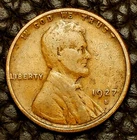1927-S Lincoln Wheat Cent ~ FINE (F / FN) Condition ~ COMBINED SHIPPING!