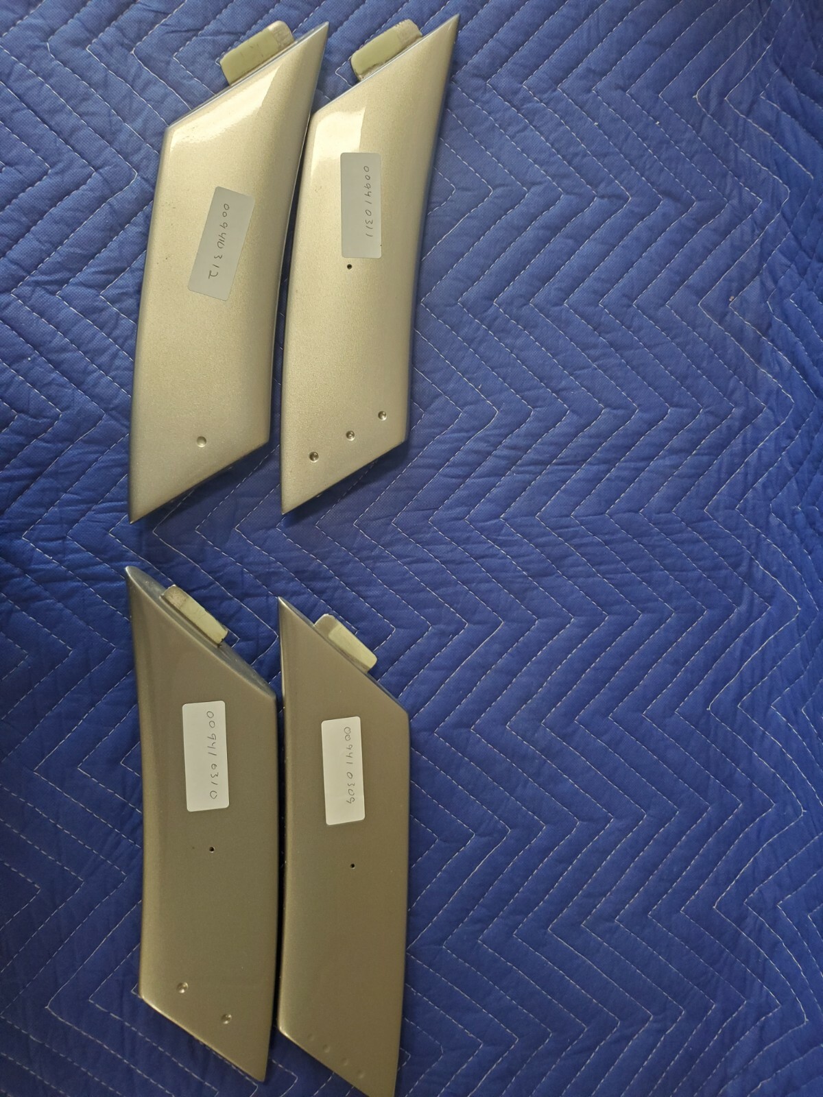 Lamborghini Diablo intake fin COMPLETE SET Original OEM **NLA*** 