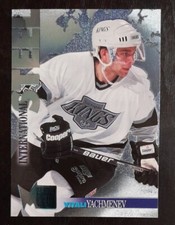 1995 - 1996 Fleer Metal Vitali Yachmenev International Steel #22 Hockey Card