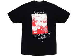 t shirt supreme noir et rouge