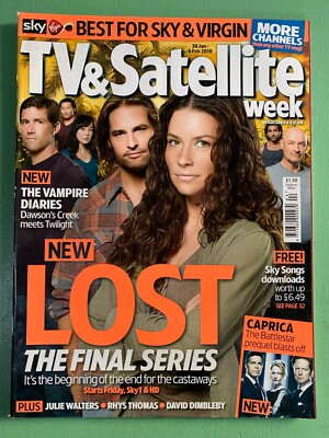 TV & SATELLITE WEEK 30-Jan-2010 LOST Ian Somerhalder Rhys Thomas Julie Walters