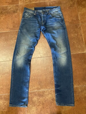 Men s Dondup Blue Jeans  Size 32 Made In Italy