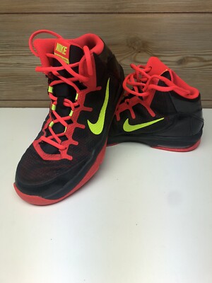 Nike Boys Air Without A Doubt 759982-003 Black Basketball Shoes Sneakers Size 7Y