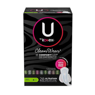 U by Kotex Ultra Thin Pads with Wings (3 Pack)