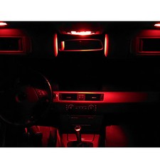 SMD LED Innenraumbeleuchtung f&uuml;r Audi A4 B6 8E Limo rot Innenbeleuchtung Innenli