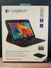 99 Logitech Ultrathin Keyboard Folio for Samsung Galaxy Tab4 10.1 new-open box