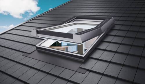 SKYLIGHT Dachfenster aus Kunststoff inkl. Eindeckrahmen und Rolloaktion! - Bild 1 von 12