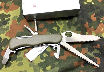 The Original Victorinox German Army Knife One Hand Trekker