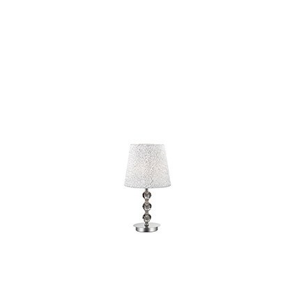 Lampada Ideal Lux Le Roy TL1 Medium Cristallo Argento Design