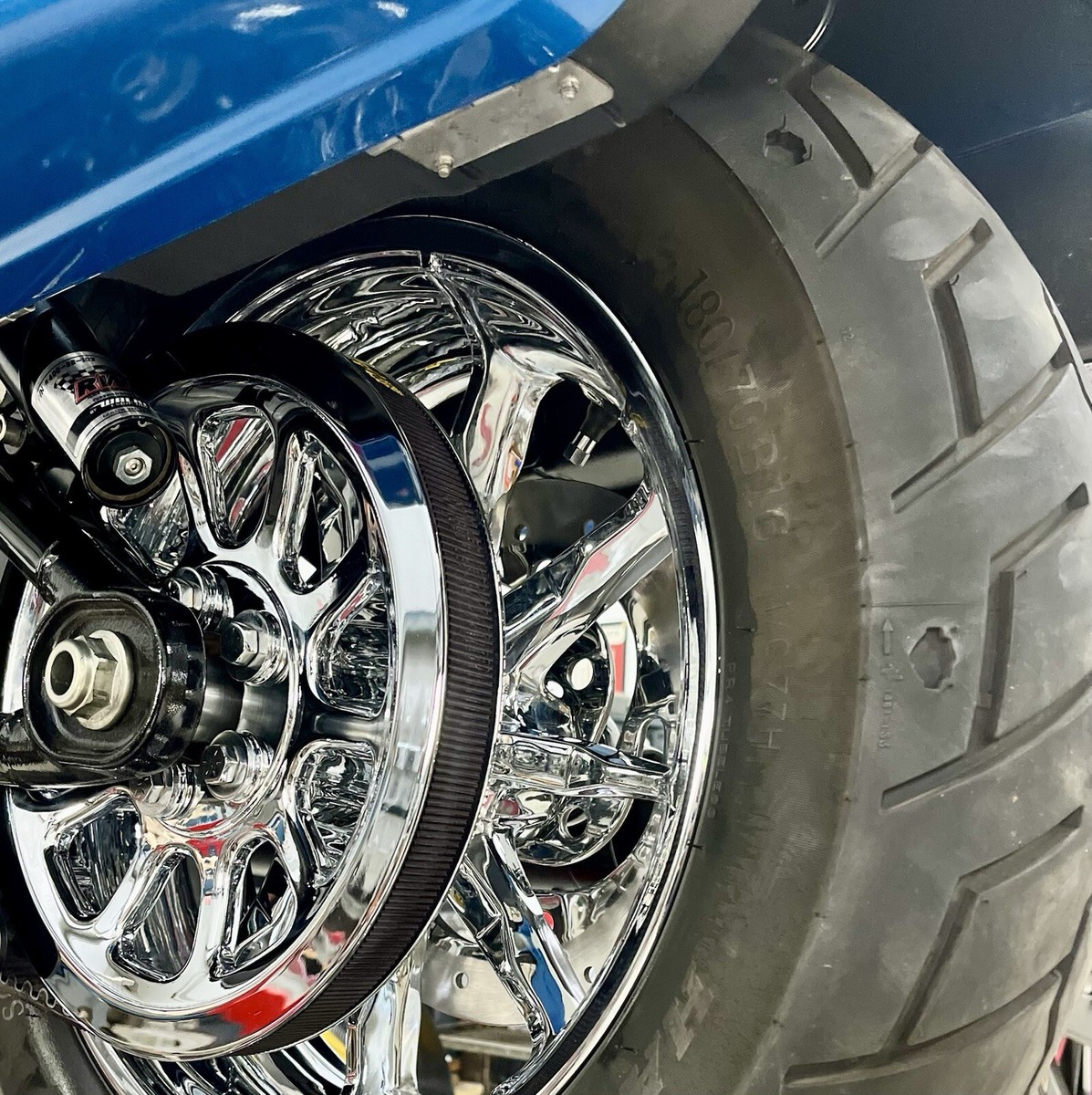 るずりー Harley SOFTAIL Low Rider S FXLRS Chrome WHEEL PULLEY ROTOR