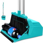 PINK Broom with Dustpan Combo Set, Broom & Dustpan Set with 51'' Long Handle — photo 2