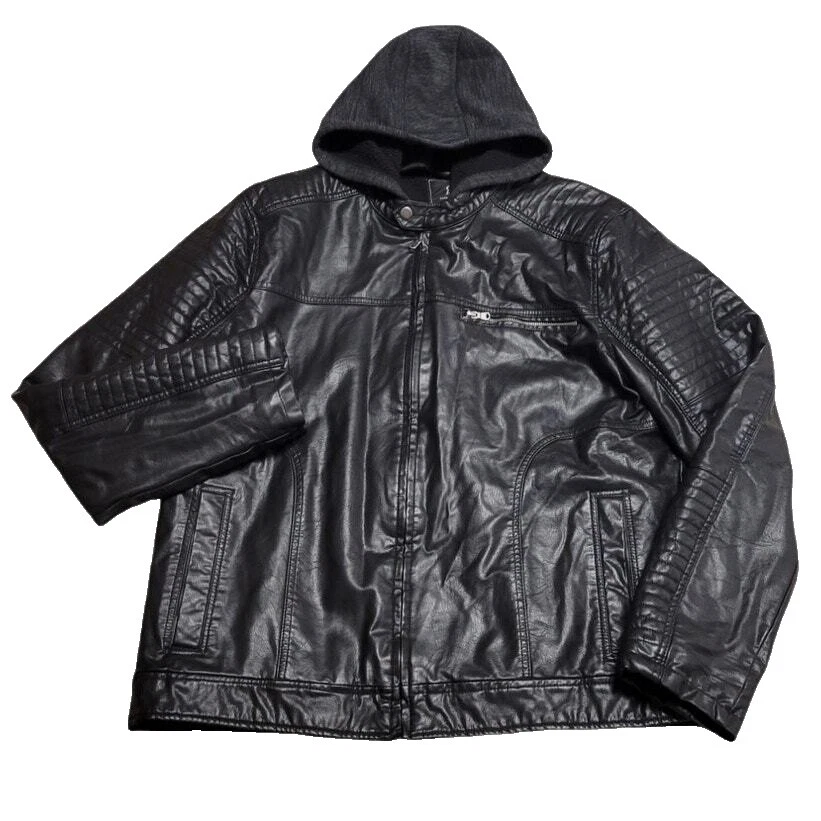 Chaqueta de moto Rock & Republic Negro abrigos, chaquetas y chalecos para hombres