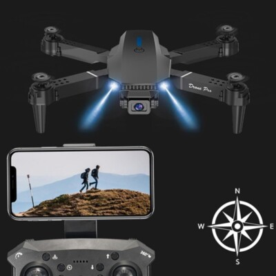Foldable Drone E88 Dual Cameras 8K Ultra Pro | eBay