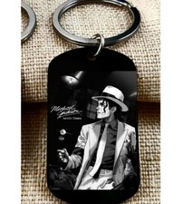 Michael Jackson King Of Pop Singer Hot Art Keychain