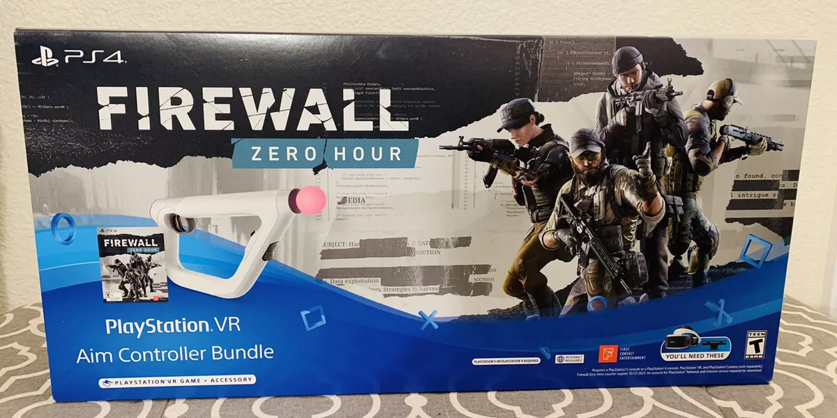 SONY PS4 FIREWALL ZERO HOUR WITH AIM CONTROLLER PLAYSTATION 4 PSVR
