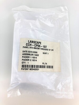 NOS - Corning CCH-CP06-15T Panel ST MM, Simplex, 6 Fiber OM1, 62.5 um *NEW*