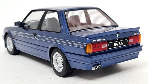 KK 1/18 - Alpina B6 3.5 BMW E30 Metallic Blue 1988 Diecast Model Car - Picture 4 of 5