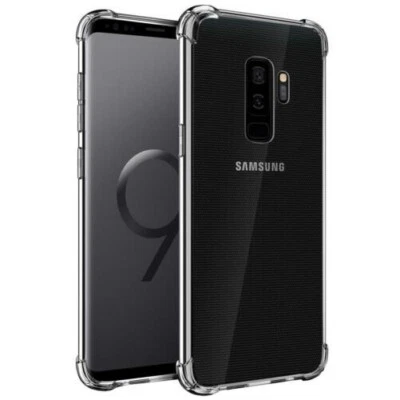 Housse Pour Samsung Galaxy S9 Plus Coque De Protection Anti Choc Transparent - Photo 1/4
