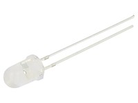 2X OSR5PA5A31A-1MA Led 5Mm Rot 750-1120Mcd 30° 1Ma 1,8-2,2V Front: GewöLbt Optos