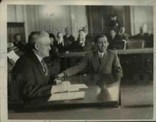 1930 Press Photo Will Hays witnessed at Teapot Dome Oil hearing in Washington
