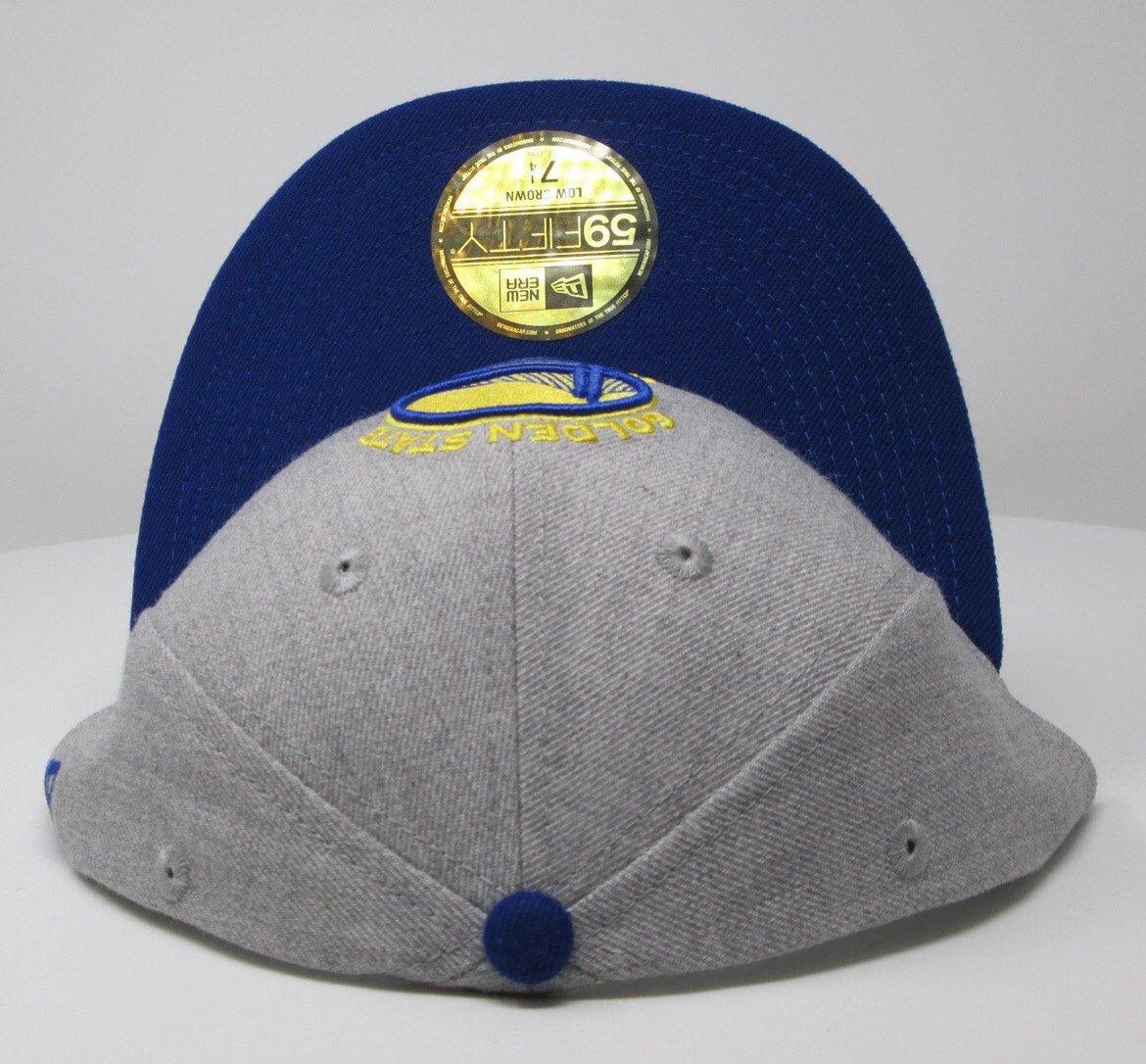 Golden State Warriors New Era Hat Cap Low Crown Grey Blue  display picture 1