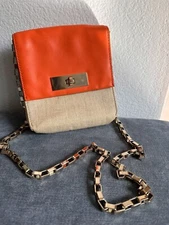 kate spade rectangle crossbody purse with gold chain strap