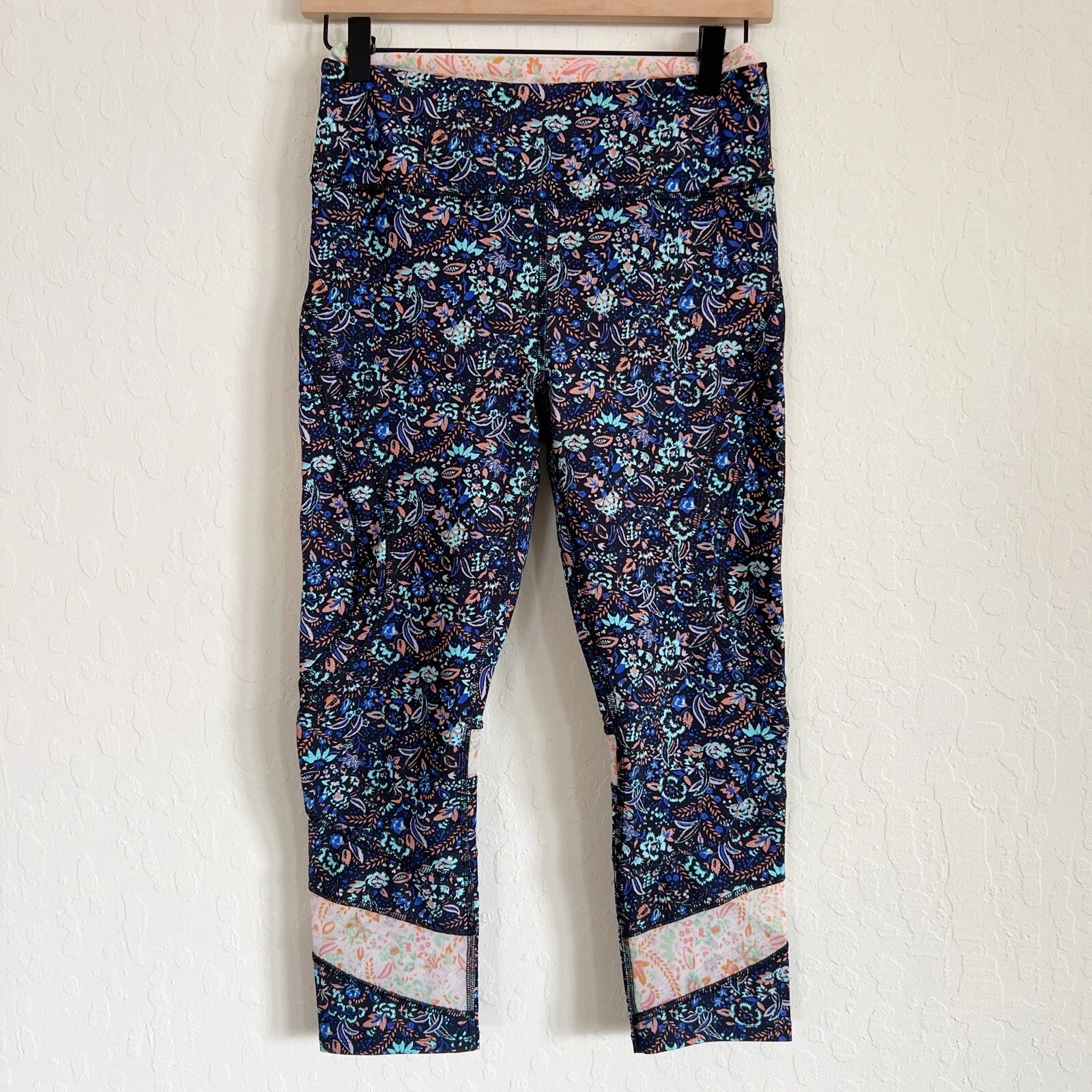 free-people-movement lose your marbles blue floral leggings