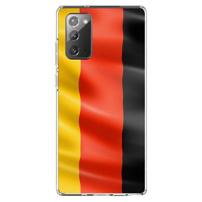 Clear Case for Galaxy Note Germany Waving Flag