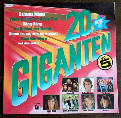 20 Giganten Vol. 5 Original Hits *EX Cond. Vinyl Record * 201 810-360 Germany