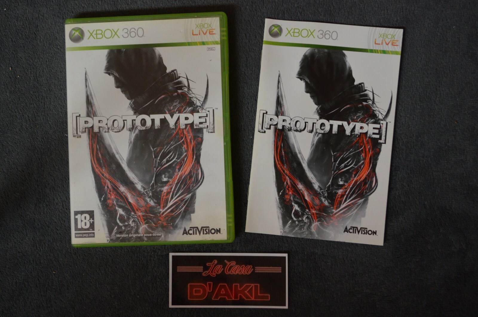 ₪ PAS DE JEU ₪ Boite + Notice de XBOX 360 FR - Prototype 1