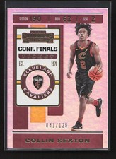 2019-20 Panini Contenders Conference Finals Ticket 041/125 Collin Sexton #19