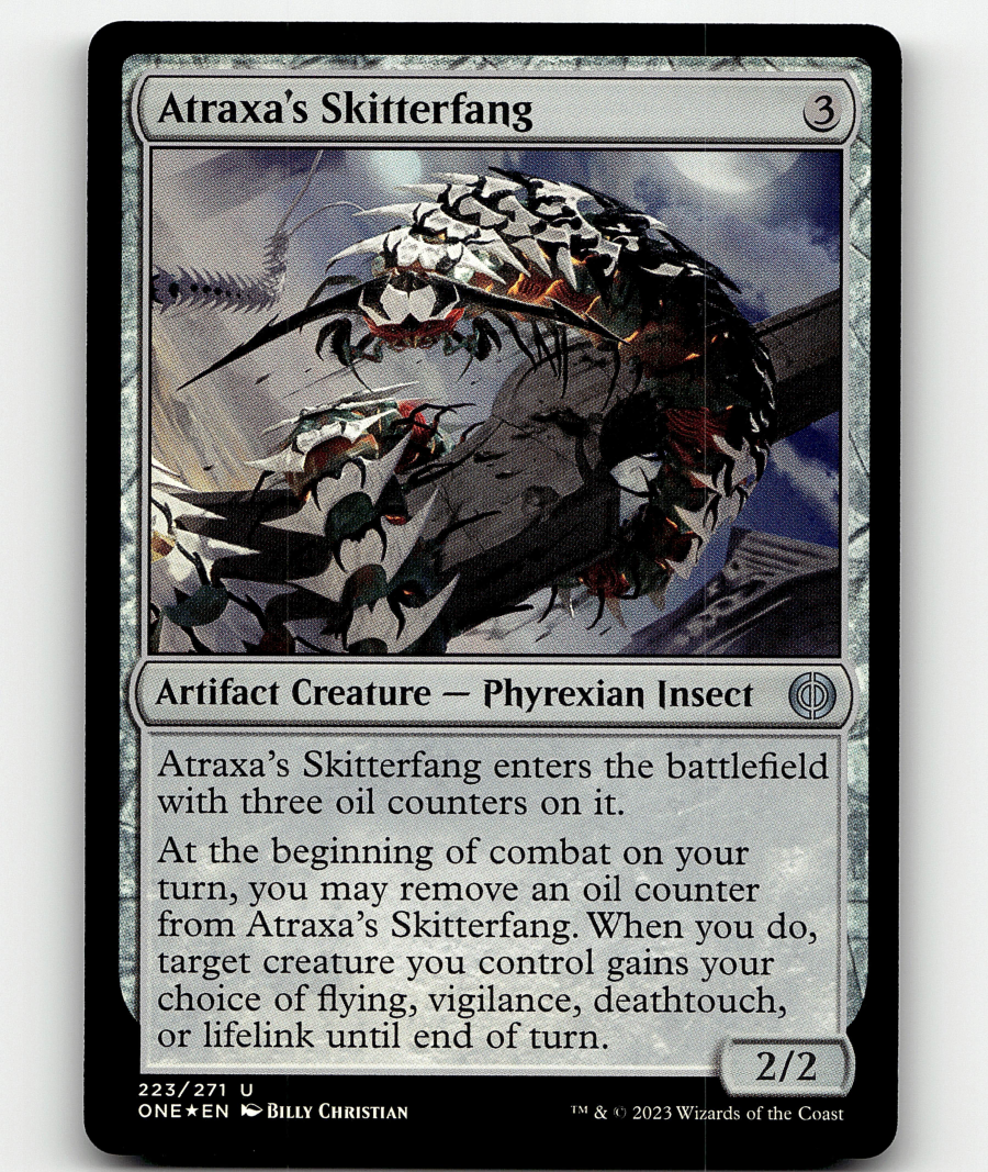 MTG Atraxa's Skitterfang 223 FOIL Phyrexia: All Will Be Uncommon