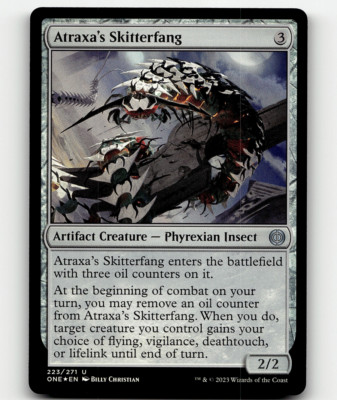 MTG Atraxa's Skitterfang 223 FOIL Phyrexia: All Will Be Uncommon