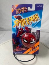 Vintage 1996 New Sealed Spiderman Stunt Yo-Yo Spectra Star Toy Biz Yoyo