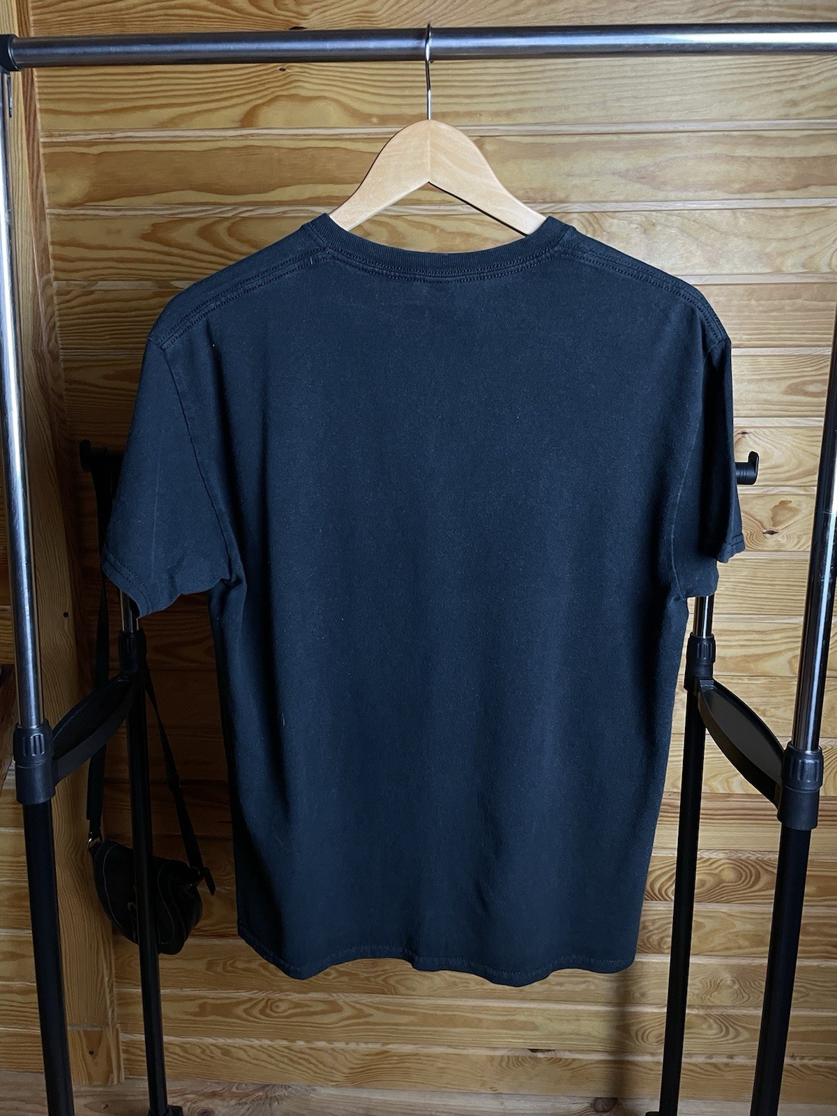 Vintage John Lennon Black T-Shirt – Size M – Rare Retro Graphic image 3