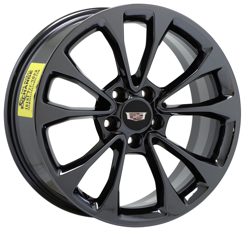 Ats Ford Rims Cadillac ATS Coupe Black Chrome Wheels Rims Factory OEM Set 4731 4734 ...