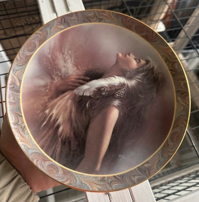 Bradford Exchange Sammelteller Native Beauty  The Promise  Porzellan rund