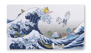 Great Wave Pikachu Playmat | eBay